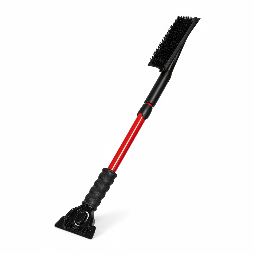 42-Inch Telescopic Snow Brush & Ice Scraper