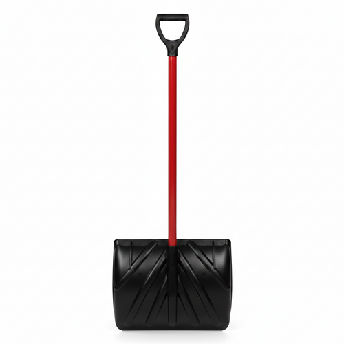 Heavy-Duty 52" Poly Snow Shovel