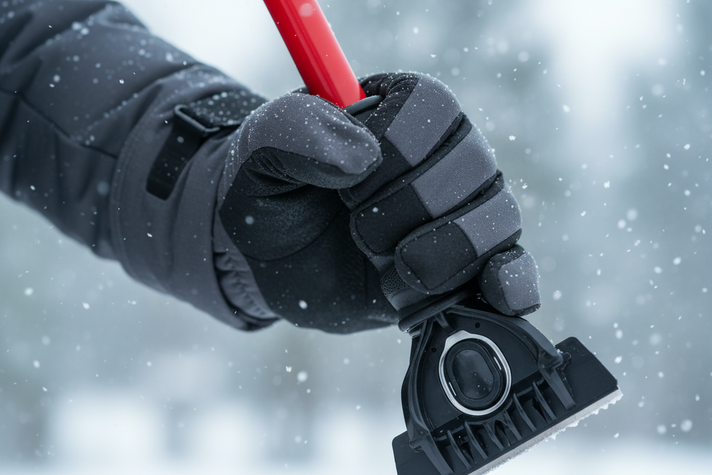 42-Inch Telescopic Snow Brush & Ice Scraper