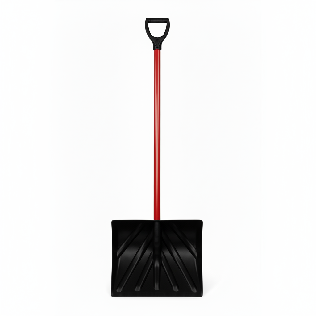 Heavy-Duty 52" Poly Snow Shovel