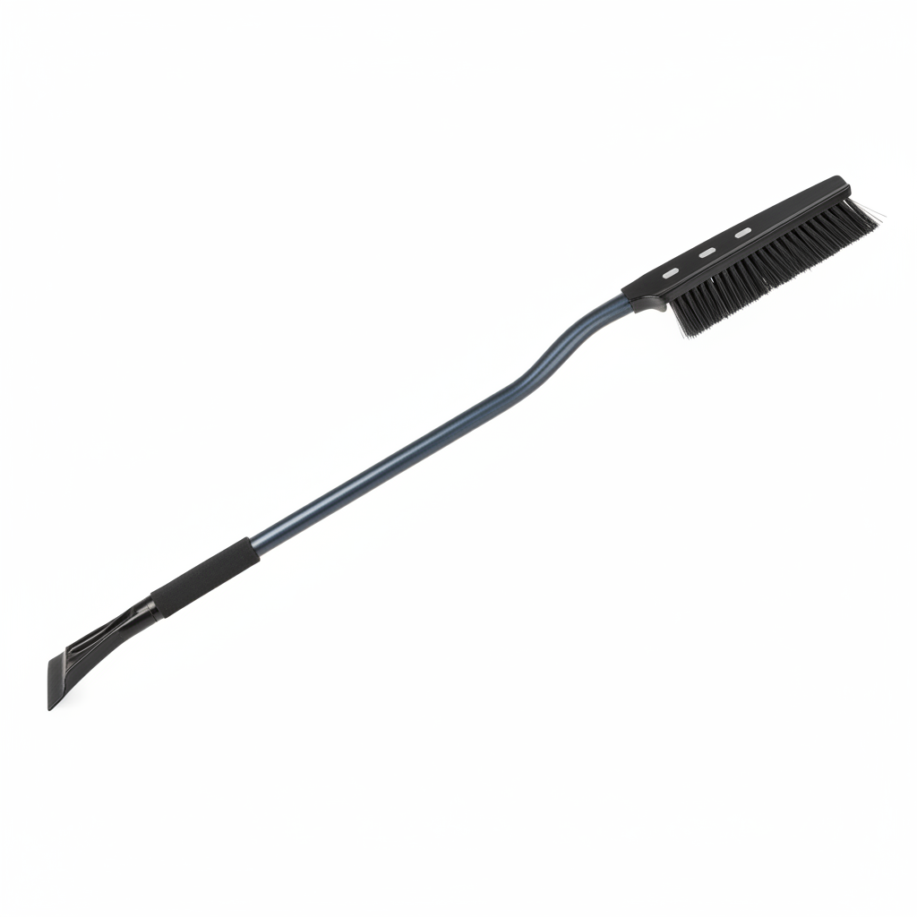 35-Inch Snow Brush with Ice Scraper